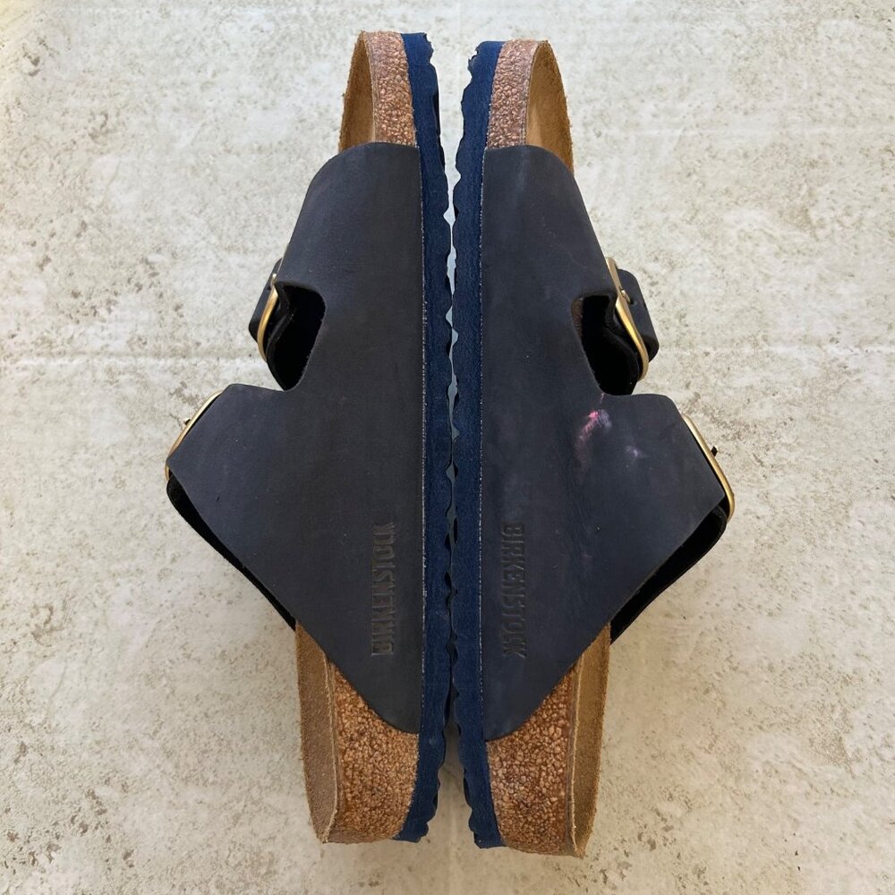 Birkenstock Arizona Womens Sz 40 Big Buckle Sandals - Picture 6 of 9